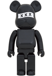  新品 本物■1体■BE@RBRICK GOD SELECTION XXX 1000％ BLACKフィギュア ベアブリック ゴッドセレクション