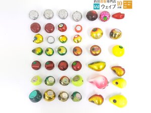 ジャッカル 鉛式 ビンビン玉 スライド、ハヤブサ フリースライド 等 タイラバヘッド 45～250g 計41点