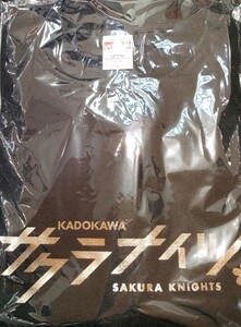 Mリーグ KADOKAWAサクラナイツロゴTシャツ(L)　岡田紗佳内川幸太郎堀慎吾渋川難波　麻雀