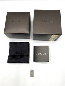 GUCCI　グッチ　ネックレストップ　プレート　SV925　トップ高さ2.0