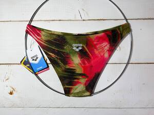 【即決】Arena アリーナ 女性用 ビーチバレー ビキニ ショーツ 水着 ブルマ Palm RED柄 海外28 その1