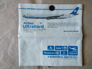 ウルトラハード超硬　Ultrahard　護照套　Bon Voyage　藍色班機　パスポートケース　飛行機　Airbus　台湾製　パスポートホルダー