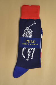 新品　未使用　男性　POLO RALPH LAUREN　 ポロ ラルフローレン　　綿混ソックス　　日本製　　　　送料無料