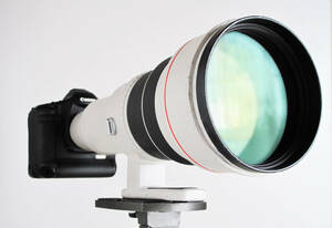 Canon EF 600mm F4 L ULTRASONIC LENS.