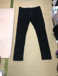 【nonnative】ノンネイティブ DWELLER JEANS TIGHT FIT - C/P CORD STRETCH パンツ 2 ブラック 日本製