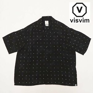 ほぼ新品 試着のみ 定価20.1万 visvim ビズビム 0124105011005 24SS CROSBY SHIRT S/S CHIRIMEN 3サイズ 箱付 1円スタート