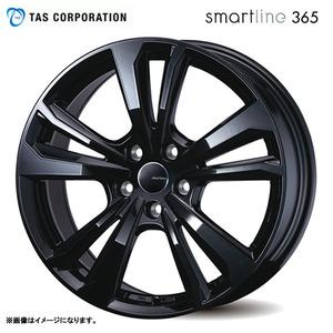 ティー・エー・エス smartline 365 7J-16 +50 5H-112 (16インチ) 5H112 7J+50【2本セット 新品】