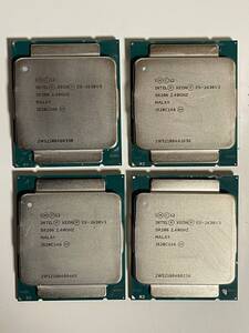 送料無料 4枚セット intel XEON E5-2630V3 Intel CPU 2.4GHz/ターボ最大3.2Ghz 8コア 16スレッド ソケット FCLGA2011 サーバー用 中古品