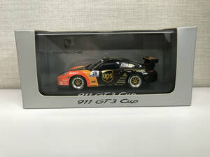 【１円スタート】1/43 ミニチャンプス ポルシェ別注 Porsche 911 GT3 Cup #28 黒/オレンジ Black/orange MINICHAMPS 020 120 17 ZQ