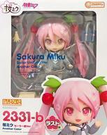 中古フィギュア ねんどろいど 桜ミク セーラー服 Ver. Another Color 「グッスマくじ