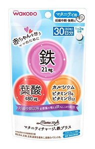 【SALE期間中】 マタニティ用（妊娠中期・後期に） 60粒（30日分）入 マタニティチャージ鉄プラス ママスタイル