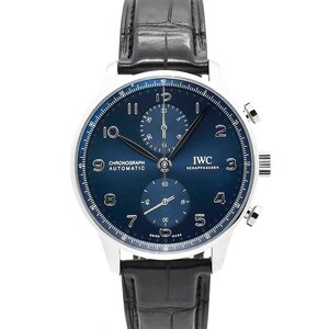 Zetton【SALE】IWC　ポルトギーゼ　クロノグラフ　IW371606　ブルー　41mm　定価1,177,000円