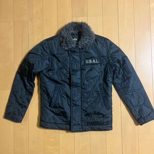 ALPHA INDUSTRIES アルファインダストリーズ　N-1 デッキジャケット キルティングジャケットボアライナー