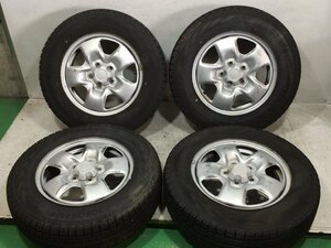 6～8分山 ヨコハマ G075 175/80R15 90Q 2000年~20023年 テリオスキッド純正スチール 15x5.5J 5H 114.3 ハブ62ｍｍ 4本 スタッドレス