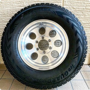 美品 ランクル80 スタッドレス 16インチ ランクル70 60 ランドクルーザー80 pcd139.7 6h-139.7