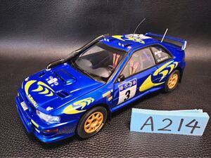 A214ジャンク1円スタート AUTOart 1/18 スバル インプレッサ WRC ♯3 COLIN MCRAE/NICKY GRIST（SAFARI WINNER）