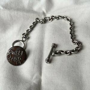 SWEET ORR Vintage Bracelet シルバー ブレスレット チェーン コンチョ チェンジ ボタン チャームブレスレット ヴィンテージ ビンテージ