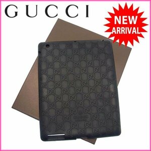 グッチ GUCCI iPadケース GG柄 メンズ可 人気 良品 [中古] X6876