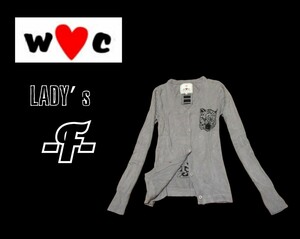 レディースF◇WC◇ストレッチカーディガン gray