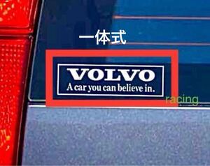 VOLVO A car you can believe in. 転写ステッカー/ rデザイン ポールスター t4 v50 v40 v60 v70 v90 xc40 xc70 xc9 240 850 xc30 242 245