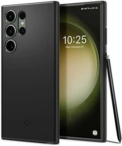 Spigen Galaxy S23 Ultra ケース 薄型 [ SC-52D | SCG20 ] レンズ保護 擦り傷防止 薄型カ