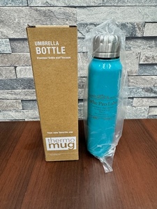 Thermo mug サーモマグ アンブレラボトル UMBRELLA BOTTLE UB15-30 TURQUOISE ターコイズ 300ml 水筒 未使用品！