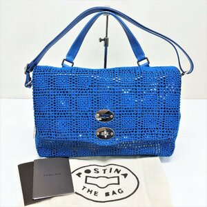 美品/ザネラート ポスティーナ/ハンドバッグ/ショルダー/定価12万/透け感/クリア素材/ZANELLATO POSTINA/夏/2way/ストラップ/レディース