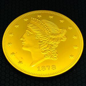 531) リバティ 20＄コイン　金貨　1878年 未鑑定