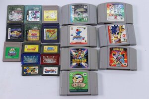 【20点】Nintendo 任天堂 64 GAMEBOY ゲームボーイ アドバンス カセット ポケモン 遊戯王 ロックマン ドラクエ 等 まとめ売り 6103-KS