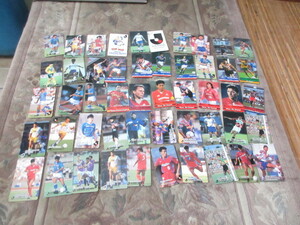 50枚　カルビーJリーグ・カード　1990年代サッカー選手