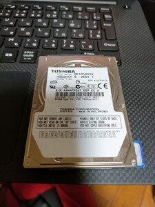 中古　ハードディスク400GＢ　2.5インチ　9.5mm厚 ＳＡＴＡ規格