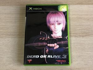 Xbox ソフト DEAD OR ALIVE 3 デッド オア アライブ3 【管理 20790】【B】