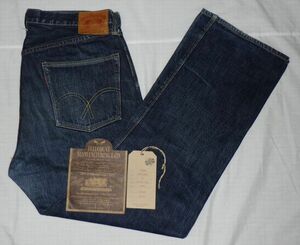 フルカウント 0105XX 赤タブ ステッチ有り タグ付 15.5oz FULLCOUNT 1953年モデル サイズ34 XXモデル　ウエアハウス WAREHOUSE