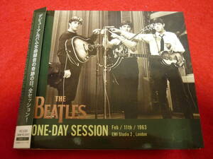 BEATLES/ONE-DAY SESSION(FEB/11TH/1963 : EMI STUDIO 2, LONDON)★ビートルズ ・ ワンデイ・セッション★輸入盤国内仕様CD/デジパック仕様