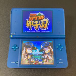 Nintendo DSi LL 本体 TWL-001 ブルー パワフル甲子園付き 管理④