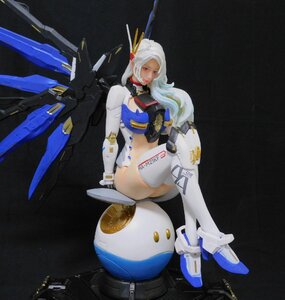 ◆ガンダムガール【ストライクフリーダム ZGMF-X-20A】ブルー◆完成品フィギュア◆SEED◆DESTINY◆FREEDOM◆創作◆海外限定◆箱付き◆