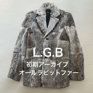 L.G.B ルグランブルー Rabbit far JKT archive RARE 初期 leather bono 14th addiction if sixe was nine kmrii goa sahara cargo flare