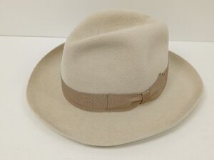 [13B-71-002-1] WACKO MARIA ワコマリア ラビットファーハット 中折れハット 東京HAT ROCKERS サイズXL/60 中古