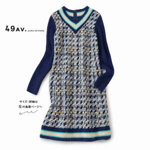 美品★素敵666★49AVジュンコシマダ7万★38size/9号★ワンピースK020