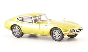 1/87 トヨタ 豊田 Gold 金 ゴールド Toyota 2000 GT RHD Ricko 60サイズ