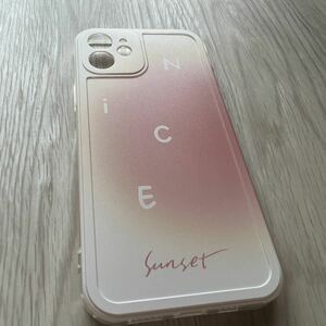 iPhone12 TPU ソフトケース sunset カメラ保護