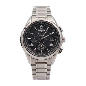 超美品 CITIZEN シチズン EXCEED エクシード AT9110-58E H820-T023916 腕時計 チタン シルバー 黒文字【本物保証】