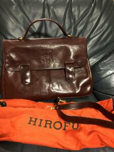 HIROFU ヒロフ レザー ハンドバッグ ショルダーバッグ ビジネスバッグ ブリーフケース レディース カバン 鞄