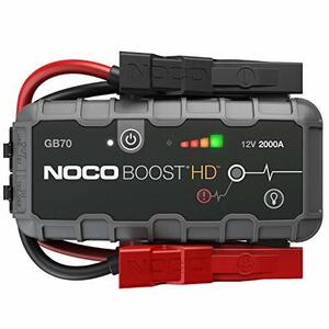 NOCO(ノコ)genius(ジーニアス)Boost HD 2000A UltraSafe Lithium Jump Starter(ジャンプスターター LEDランプ付)[正規品]