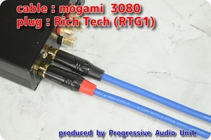 ■■ mogami 3080＋RCA Gp_plug（RTG1）/0.70m×2本