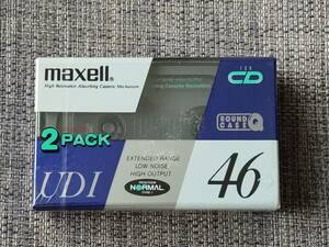 ★未開封 2個パック★ マクセル ｍaxell カセットテープ UD1 UDⅠ 46分