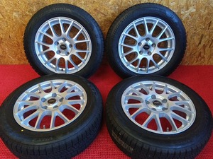 溝有 ブリヂストン ブリザックVRX2 195/60R16 ホイールセット セレナ等 売切!!