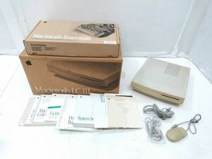 ♪ジャンク Apple Macintosh LC III アップル マッキントッシュ M1254 レトロPC マック 通電不可 付属品/元箱付きA060510G @140♪