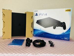 動作品　PS4本体　CUH2100A　B01 ジェットブラック　初期化済み