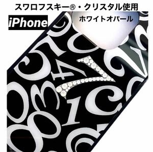 強化ガラスケース　 iPhone14 14pro 14promax 14plus iPhone13 12 11 SE 数字　オリジナル　スワロフスキー　メンズ　モード　管理BS-ス